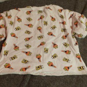 white spongebob crop top